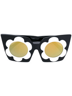 солнцезащитные очки с цветочным дизайном Markus Lupfer