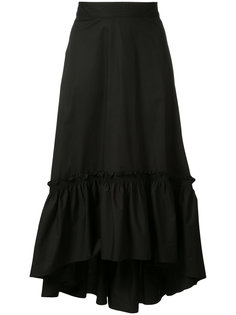 асимметричная плиссированная юбка Trina Turk