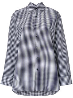 клетчатая рубашка Balenciaga