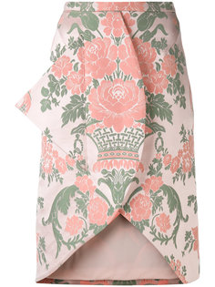 юбка с жаккардовым рисунком Christopher Kane