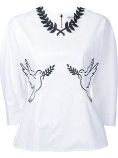 блузка Athena с голубями Mary Katrantzou
