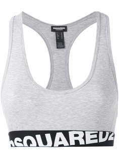 спортивный лиф с логотипом Dsquared2