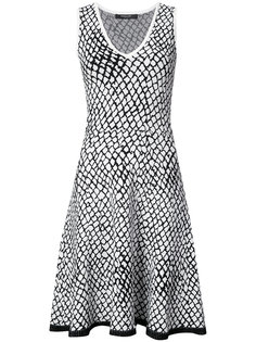 расклешенное платье с геометрическим принтом  Derek Lam