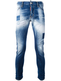 выбеленные джинсы Dsquared2