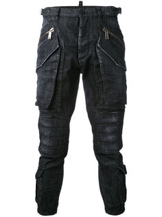 укороченные джинсовые брюки Dsquared2