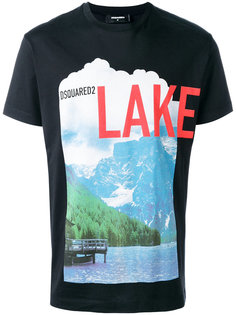 футболка с принтом Lake Dsquared2