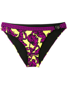 низ бикини с принтом Baroque  Versace