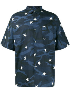 рубашка с камуфляжным узором в звезды Sophnet.