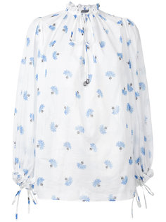 блузка Voile с рисунком Alexander McQueen