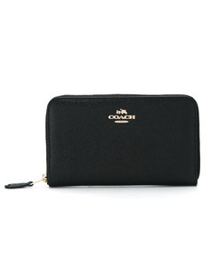 Carteira de couro Medium Zip Coach