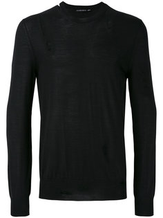 поношенный джемпер Alexander McQueen