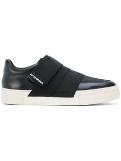 кроссовки с ремешками Emporio Armani