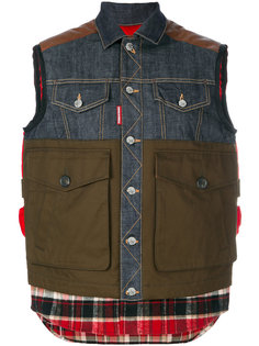 стеганый жилет lumberjack  Dsquared2