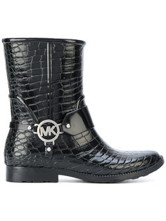 резиновые ботинки с эффектом крокодиловой кожи Michael Michael Kors
