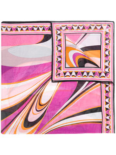 полосатый пляжный саронг Emilio Pucci