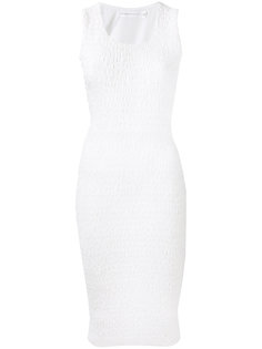облегающее платье с фактурной поверхностью Victoria Beckham