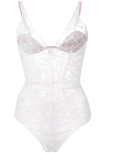 plunge lace bodysuit  Fleur Du Mal