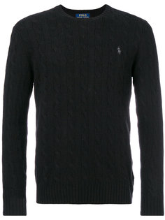 свитер вязки косичкой Polo Ralph Lauren