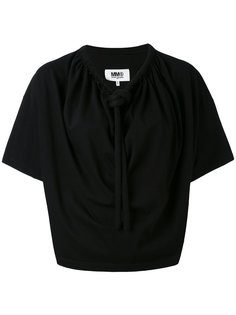 блузка с завязками на воротнике Mm6 Maison Margiela