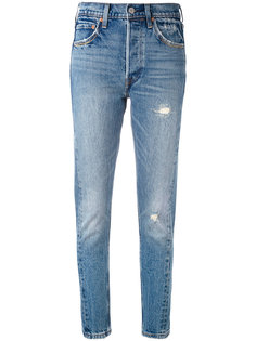 Levi's 501 skinny top post modern blues