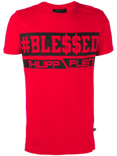 футболка с принтом Ble$$ed Philipp Plein
