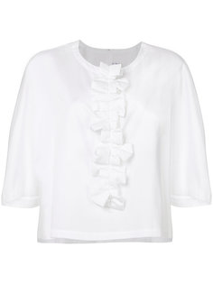 блузка с круглым вырезом и оборками  Comme Des Garçons Comme Des Garçons