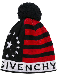 трикотажная шапка со звездами и полосками Givenchy