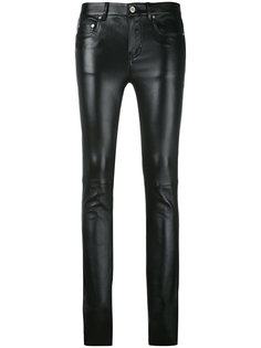 байкерские брюки скинни Saint Laurent