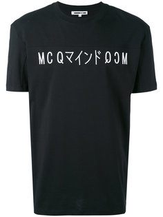 футболка с принтом логотипа  McQ Alexander McQueen