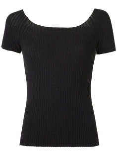 knitted off the shoulder top Martha Medeiros