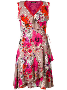 платье с цветочным принтом Roberto Cavalli
