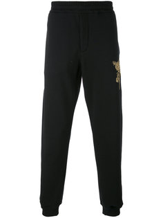 спортивные брюки с вышивкой Alexander McQueen