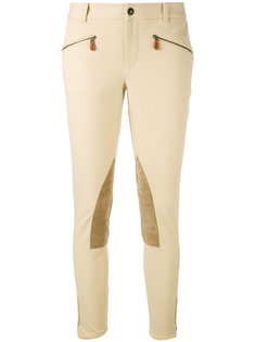облегающие брюки с контрастными вставками Ralph Lauren