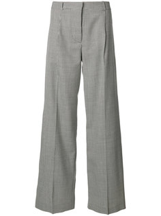 houndstooth pattern trousers Victoria Beckham