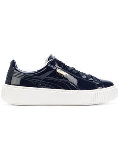 лакированные кеды на платформе Puma