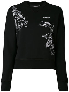 толстовка с вышивкой оленя Dsquared2