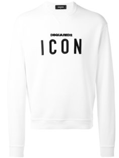толстовка с надписью "ICON" Dsquared2