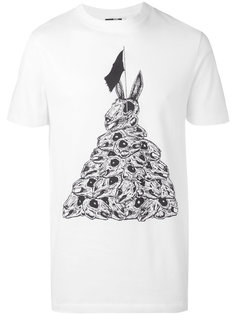 футболка с черепами зайцев McQ Alexander McQueen