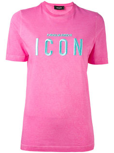 футболка с вышивкой ICON Dsquared2