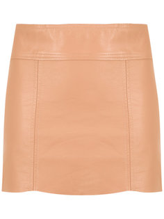 leather short skirt Andrea Bogosian