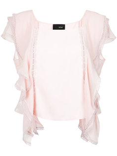 ruffled blouse Andrea Bogosian