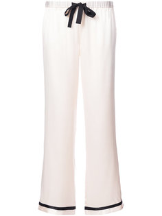 пижамные брюки с контрастной отделкой  Morgan Lane