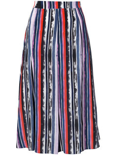 плиссированная юбка со вставками  Prabal Gurung