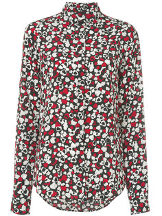 блузка с рисунком Saint Laurent