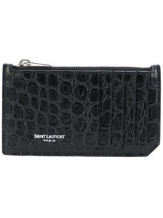 визитница на молнии Saint Laurent