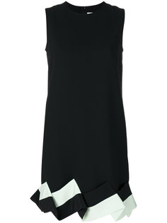 платье-шифт с отделкой в стиле оригами Victoria Victoria Beckham