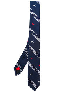 галстук с вышивкой Thom Browne