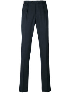 классические брюки со складками Pt01