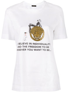 футболка с принтом Individuality Versace