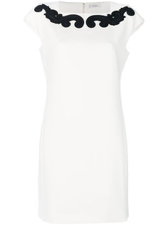 платье-шифт с вышивкой Versace Collection